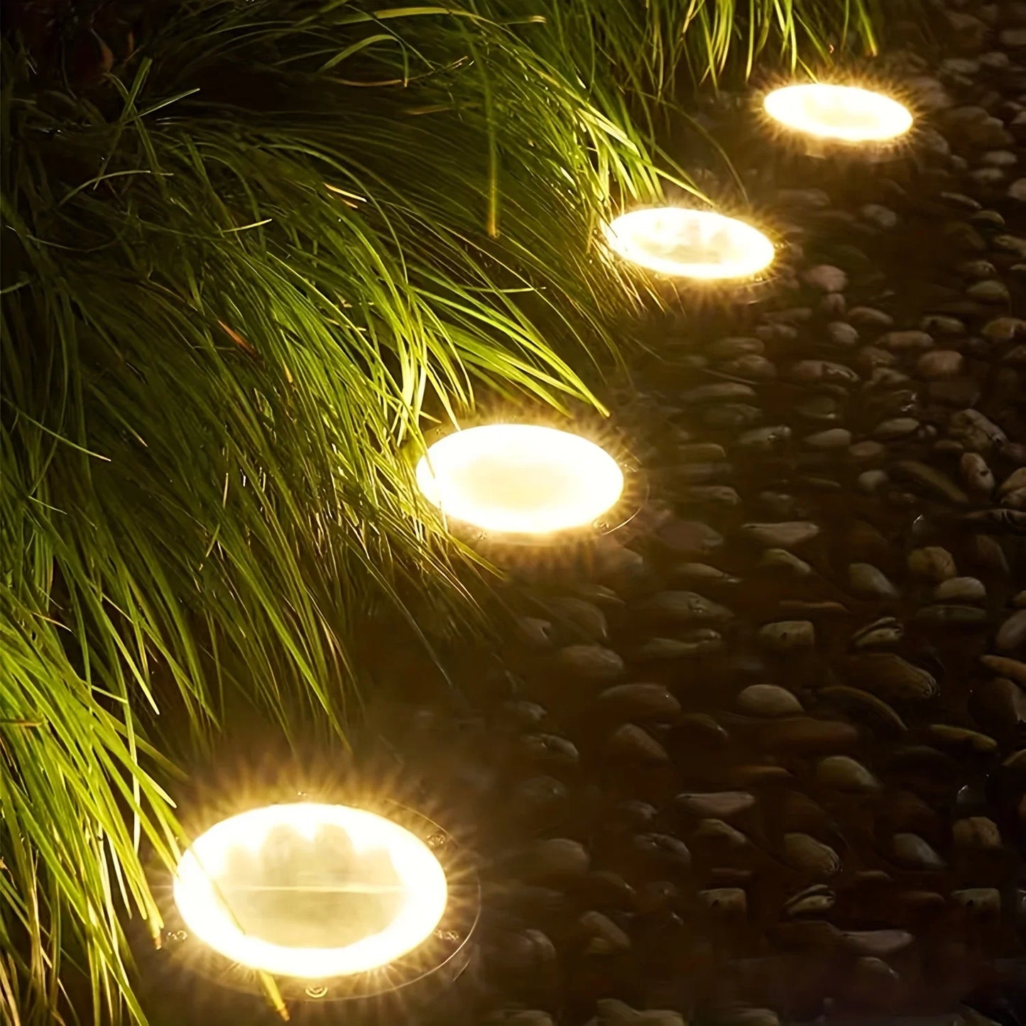 8 piece Solar Outdoor Lights | Cozy Complete Homes