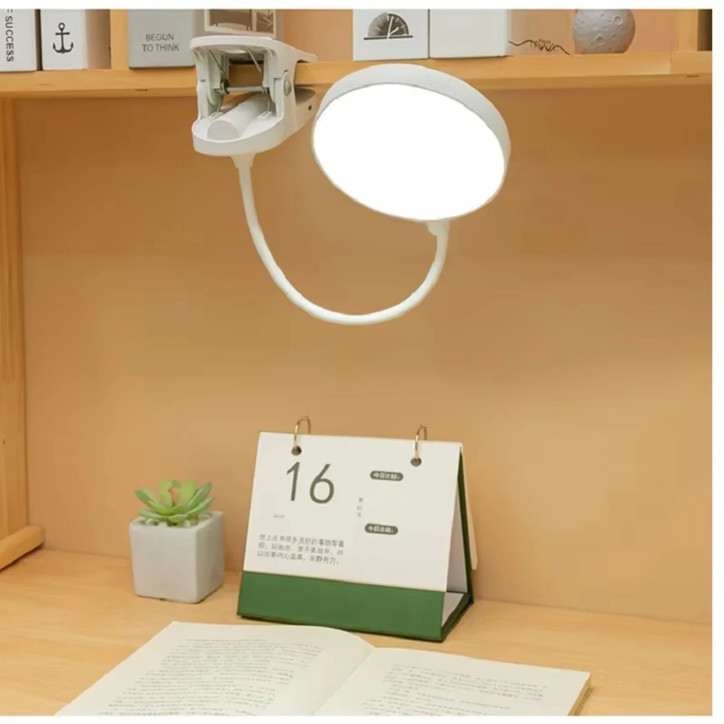 Rechargeable USB Clip-On Table Lamp | Cozy Complete Homes