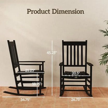 Outdoor Patio Rocking Chair - Weather Resistant | Cozy Complete Homes