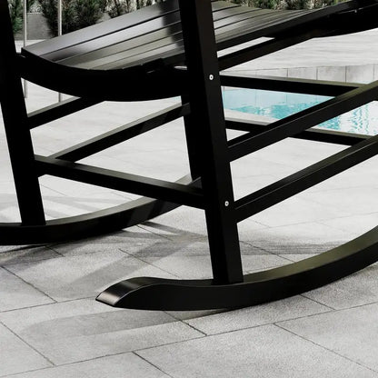 Outdoor Patio Rocking Chair - Weather Resistant | Cozy Complete Homes