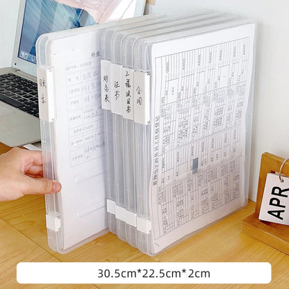 Transparent A4 File Folder Organizer (Pack) | Cozy Complete Homes