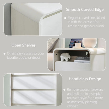 Nightstand with Charging Station | Cozy Complete Homes