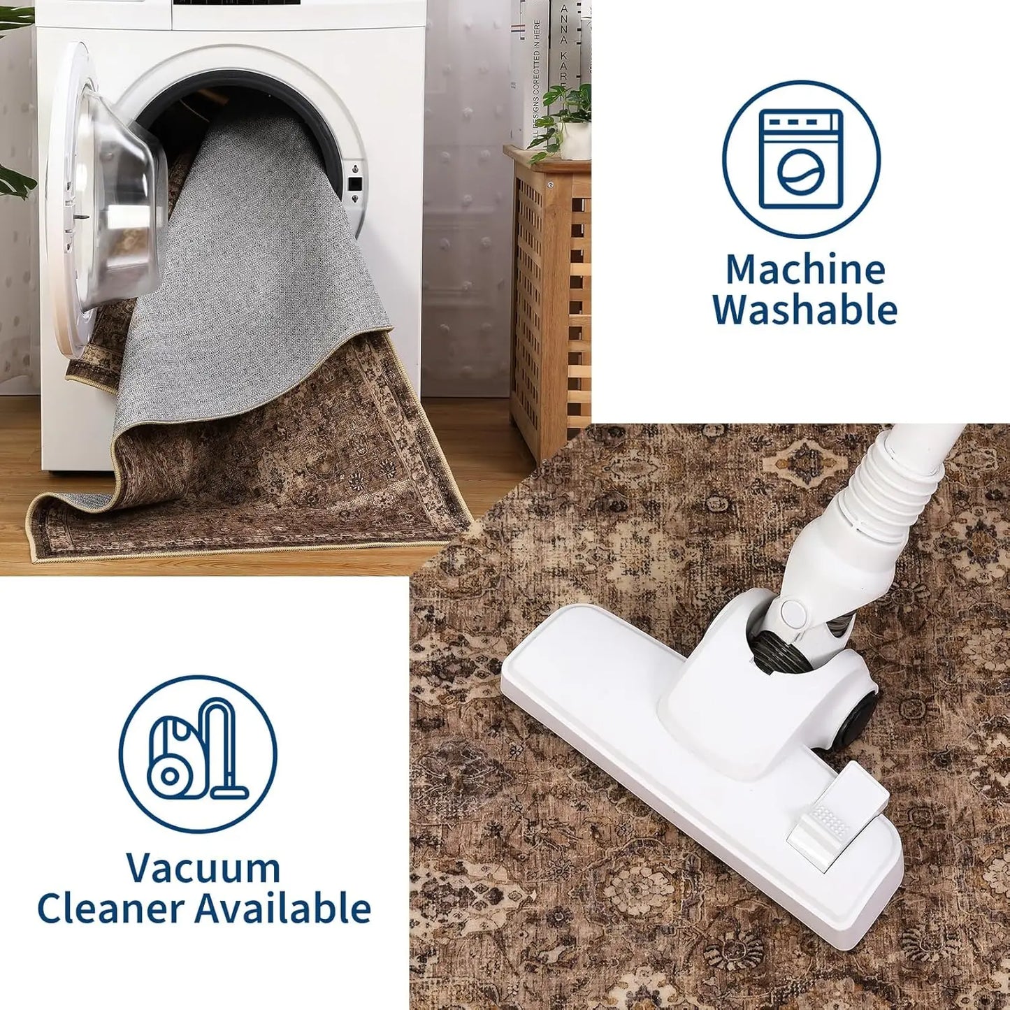 Machine Washable Area Rug - Modern Design | Cozy Complete Homes