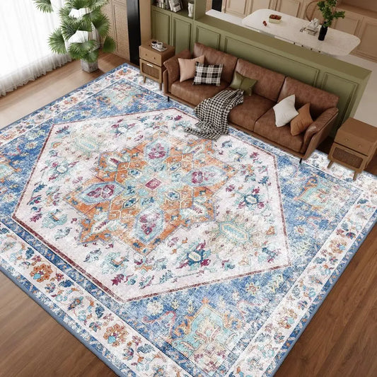 Large Washable Area Rug (8x10) - Living Room | Cozy Complete Homes