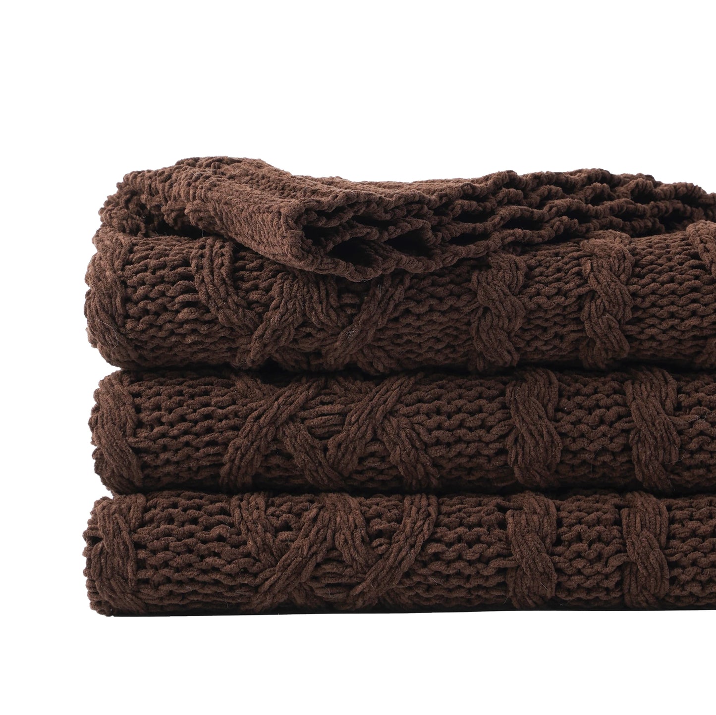 CozyHome™ Luxury Chunky Chenille Throw – Hand-Woven Softness