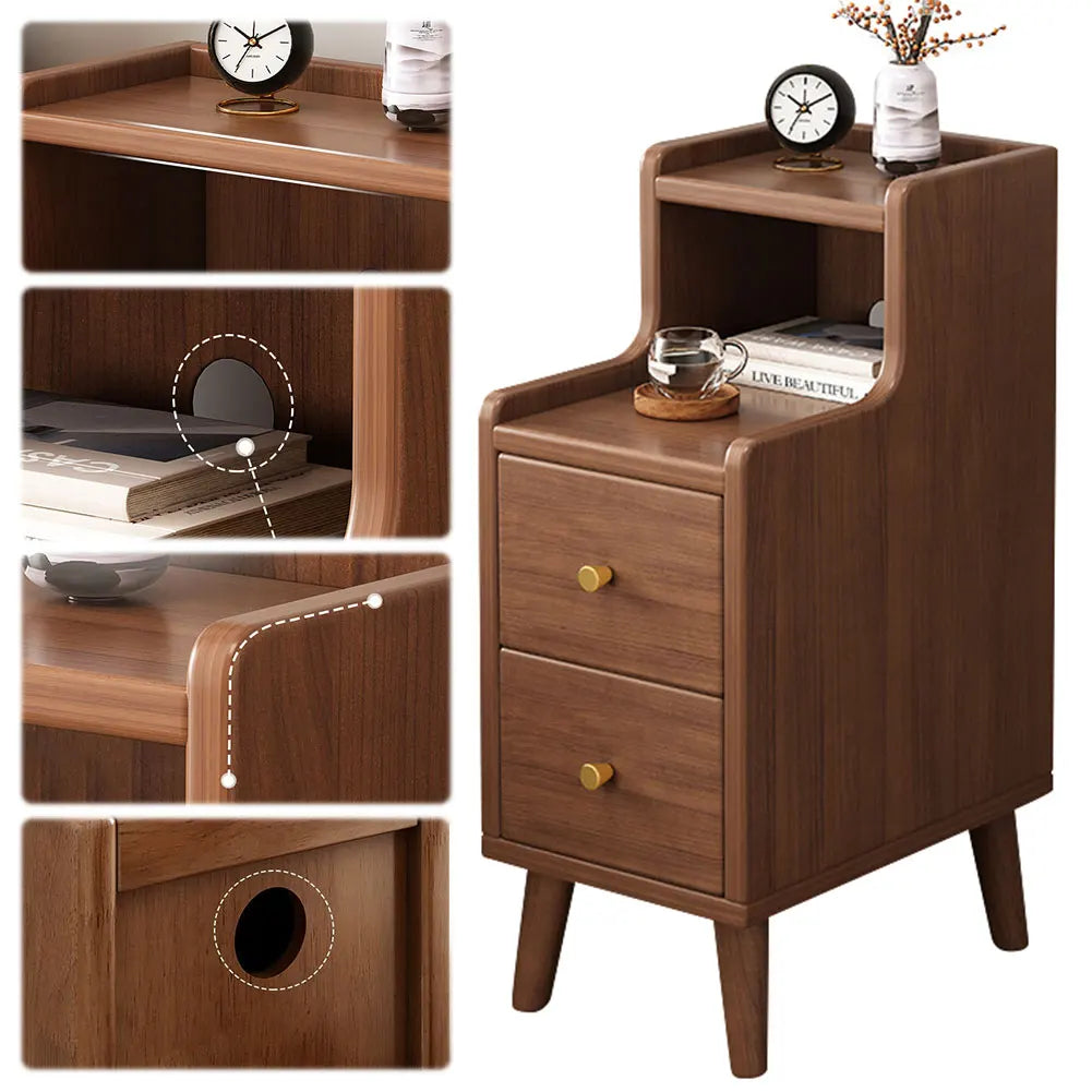 Classic Solid Wood Nightstand with Drawer | Cozy Complete Homes