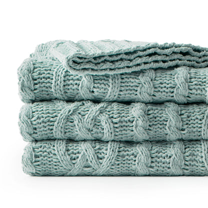 CozyHome™ Luxury Chunky Chenille Throw – Hand-Woven Softness