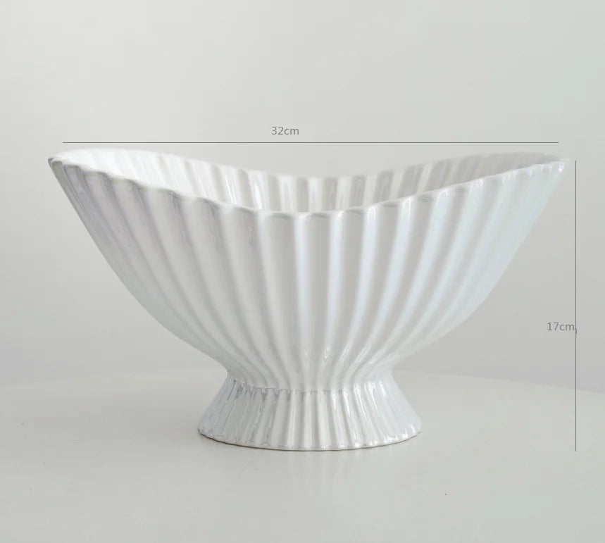 Artisanal Ceramic Fruit Bowl – Sculptural Kitchen & Living Centerpiece