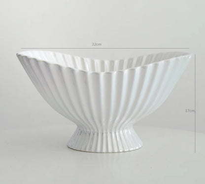 Artisanal Ceramic Fruit Bowl – Sculptural Kitchen & Living Centerpiece