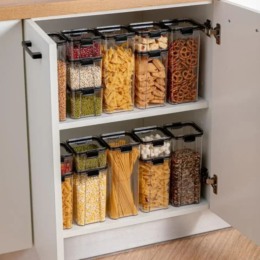 Airtight Food Storage Containers – Pantry Organization Set