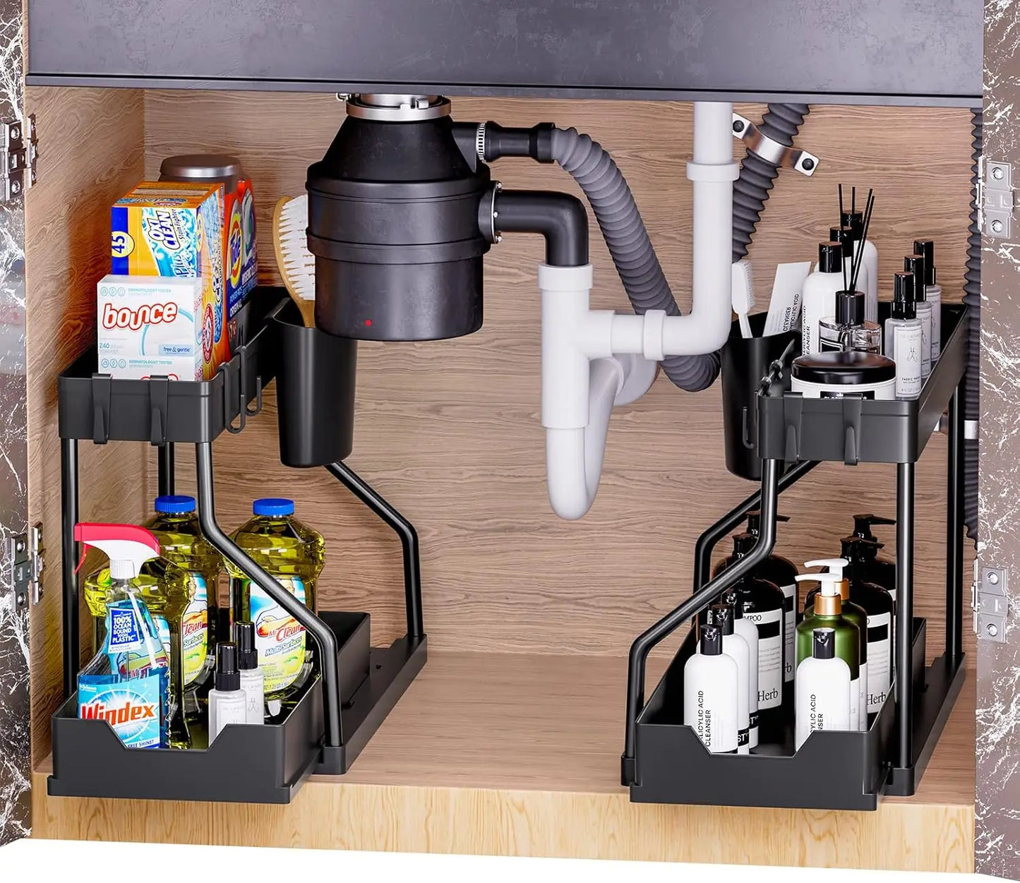 Expandable Under-Sink Storage Rack Shelf | Cozy Complete Homes