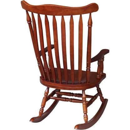 Classic Indoor Rocking Chair - Wooden Rocker | Cozy Complete Homes