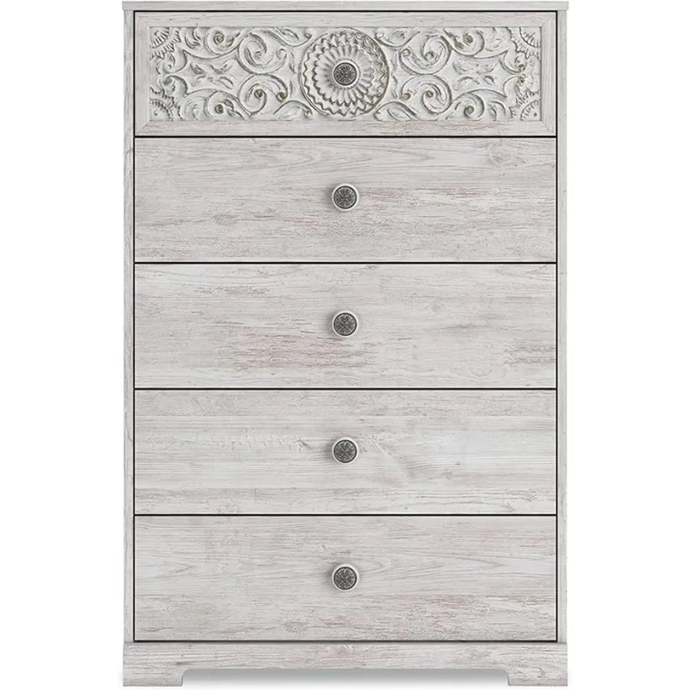 Paxberry Boho 5 Drawer Chest of Drawers | Cozy Complete Homes