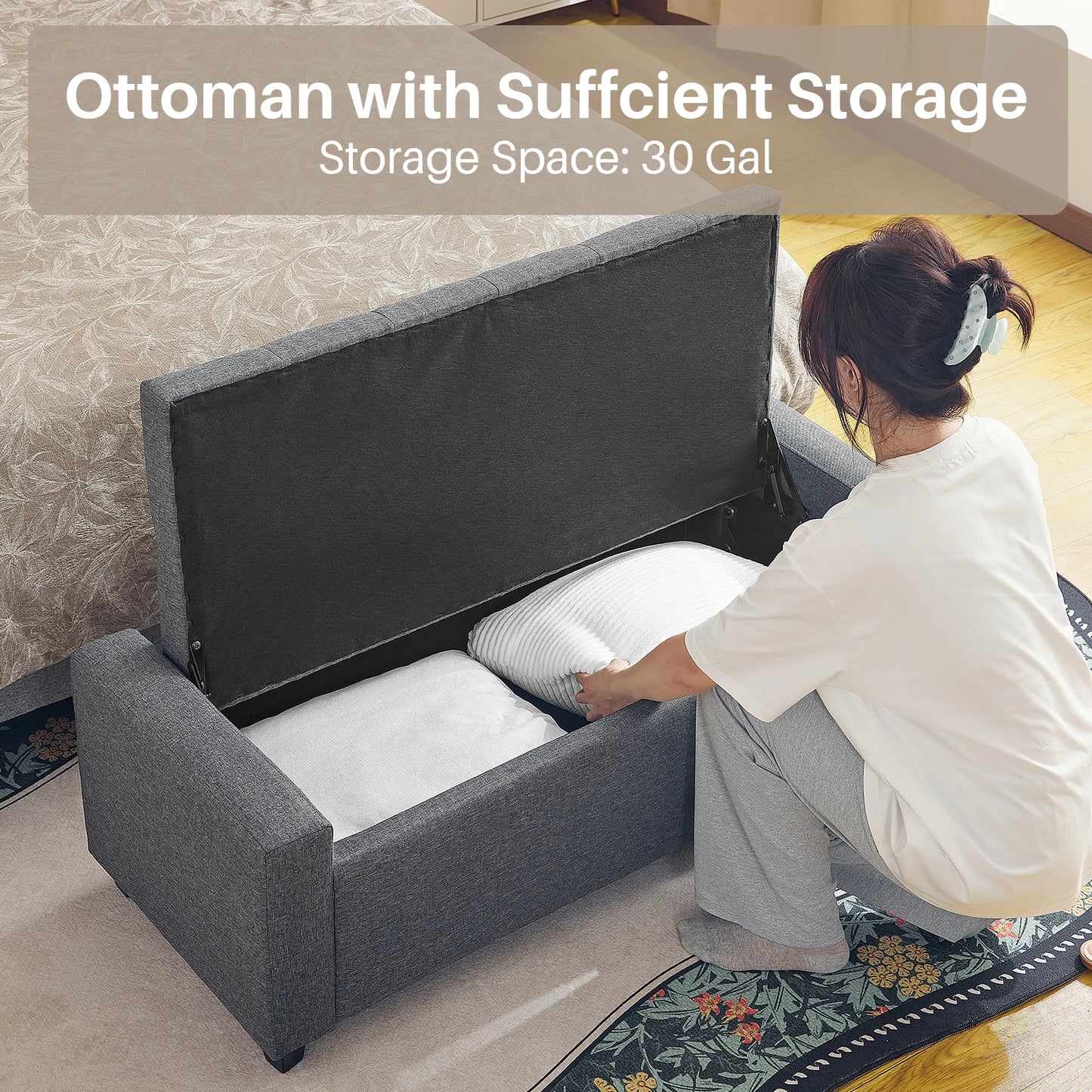 Storage Ottoman | Cozy Complete Homes