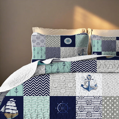 Printed Quilt Set, Cal King | Cozy Complete Homes