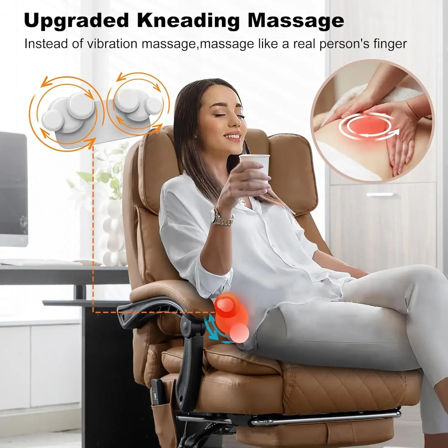 Kneading Massage Executive Office Chair | Cozy Complete Homes