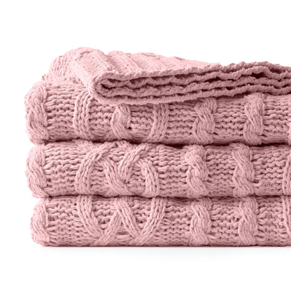 CozyHome™ Luxury Chunky Chenille Throw – Hand-Woven Softness