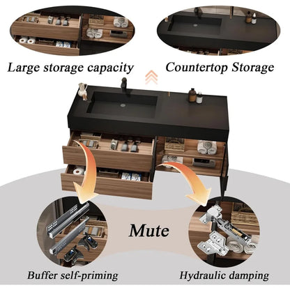 Floating Bathroom Vanity with Sink | Cozy Complete Homes