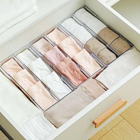 Fabric Underwear & Sock Drawer Organizer Set | Cozy Complete Homes