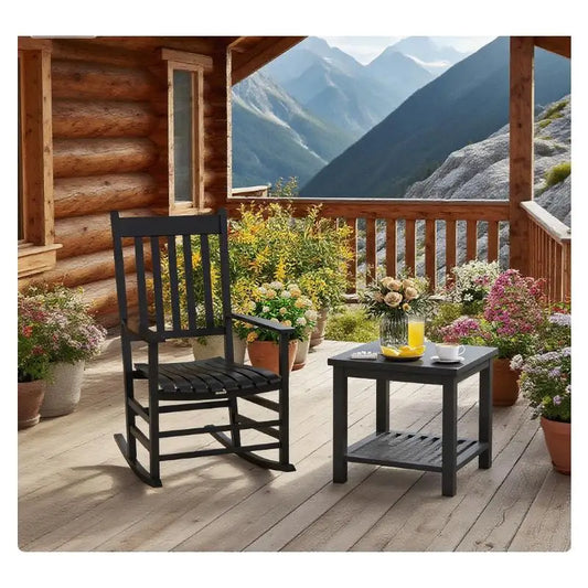 Outdoor Patio Rocking Chair - Weather Resistant | Cozy Complete Homes