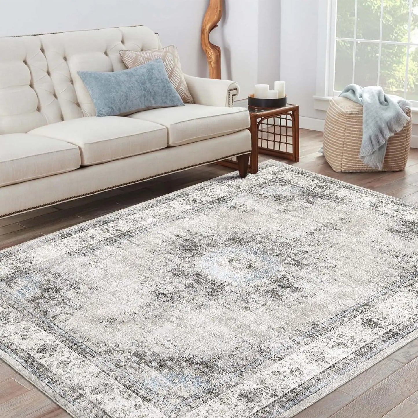 Area Rug Washable Large Area Rug | Cozy Complete Homes
