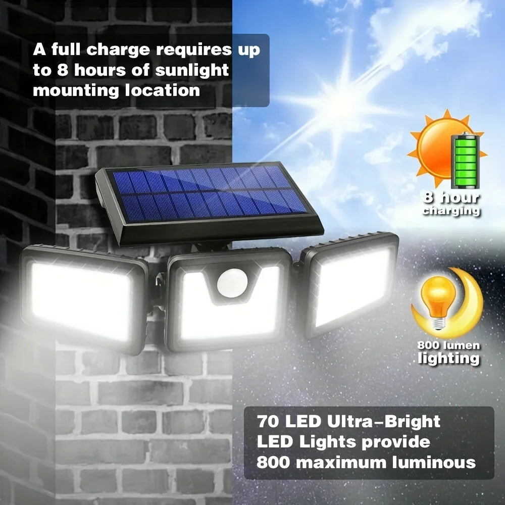 Headlight 90 Degree Adjustment Solar Light | Cozy Complete Homes