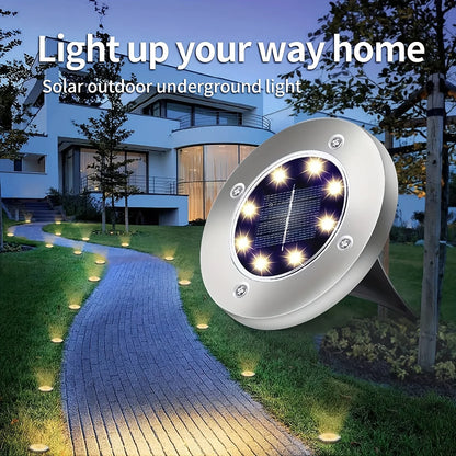 8 piece Solar Outdoor Lights | Cozy Complete Homes