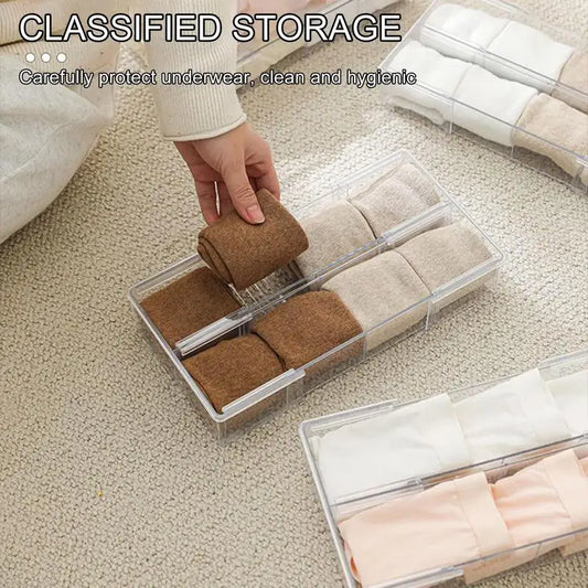 Fabric Underwear & Sock Drawer Organizer Set | Cozy Complete Homes
