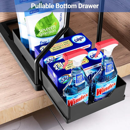 Expandable Under-Sink Storage Rack Shelf | Cozy Complete Homes