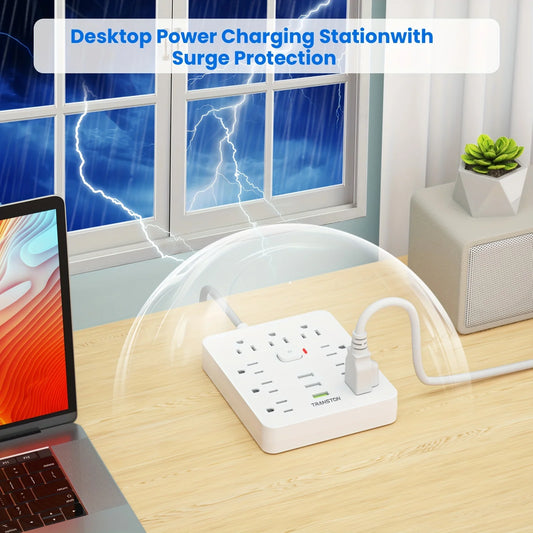 Power Outlet with Surge Protector | Cozy Complete Homes