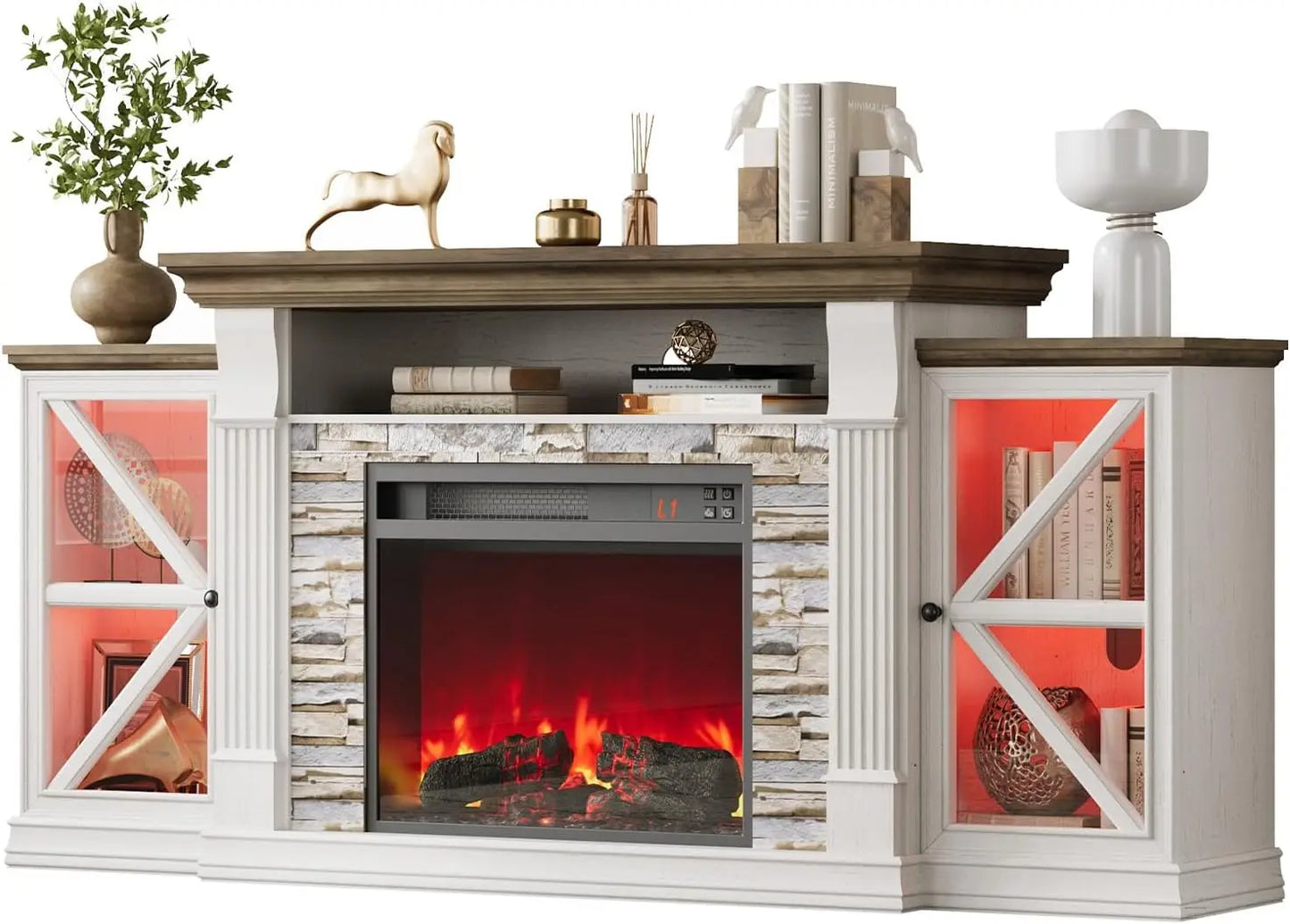 Electric Fireplace TV Stand | Cozy Complete Homes