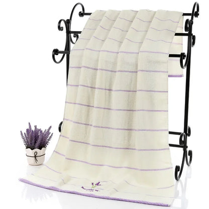Pure Cotton Embroidered Bath Towel | Cozy Complete Homes