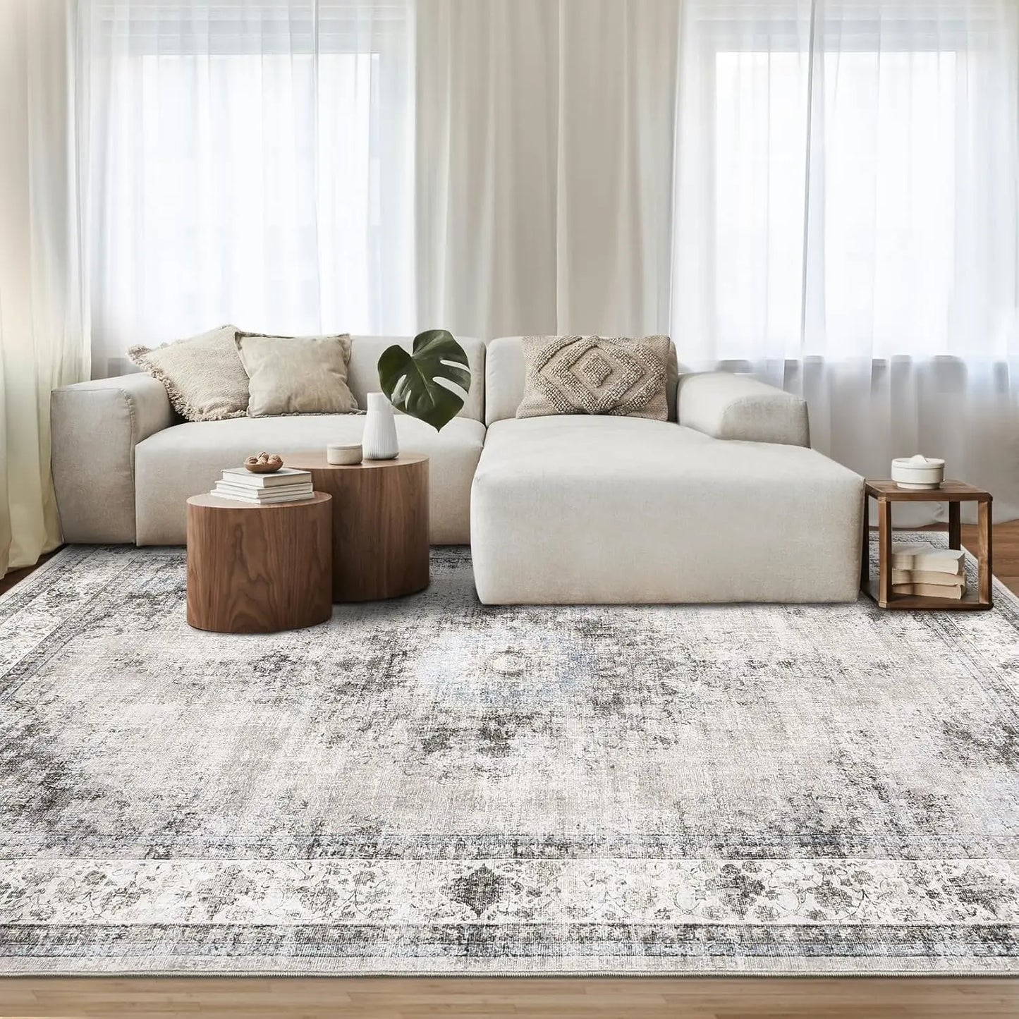 Area Rug Washable Large Area Rug | Cozy Complete Homes