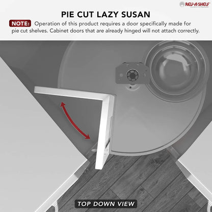 2 Tier Pie-Cut Lazy Susan | Cozy Complete Homes
