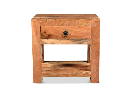 Ajmer Solid Wood Side Table / Nightstand