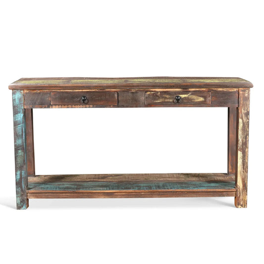Reclaimed Wood Console Table - Rustic Farmhouse Entryway Table Timbergirl