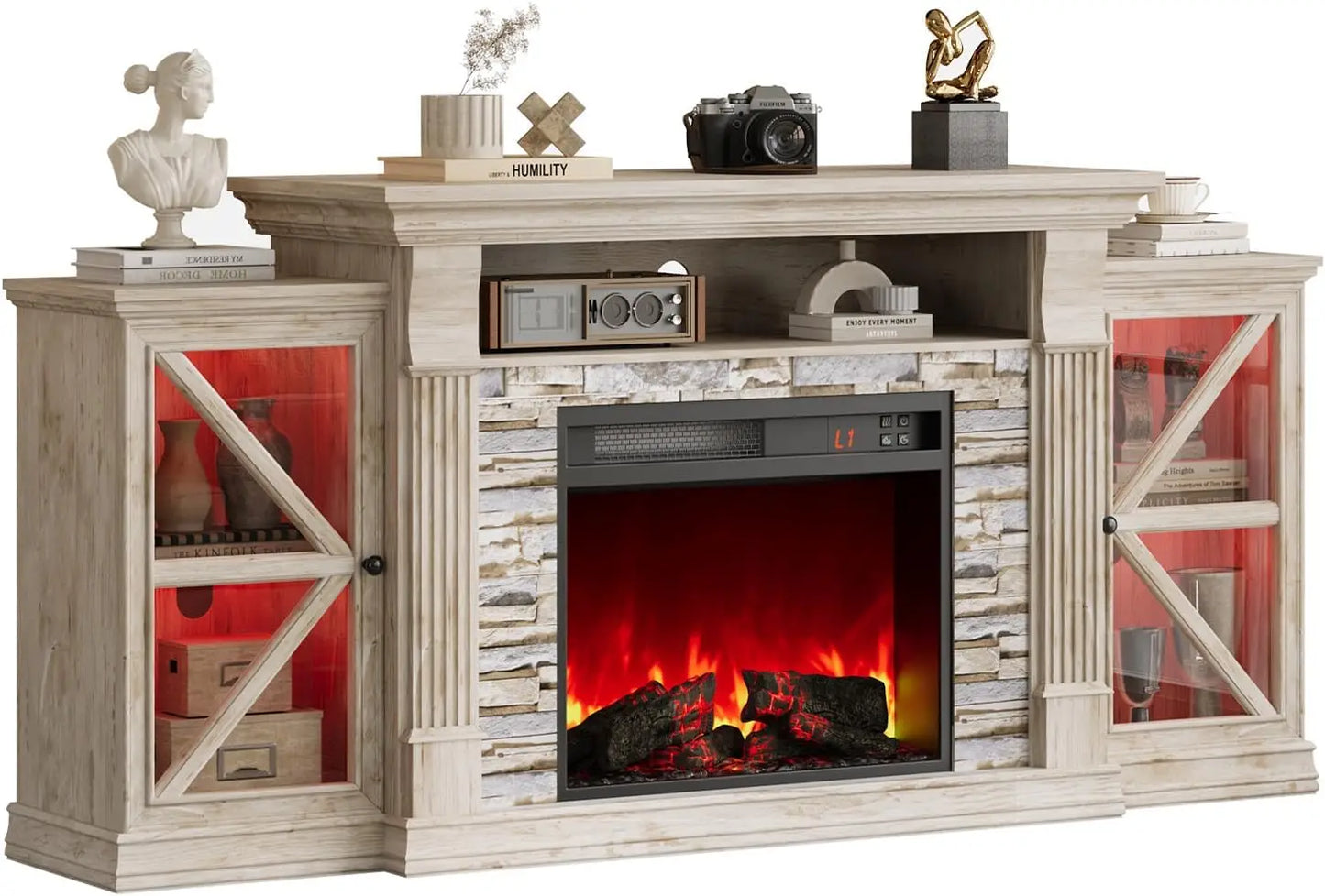 Electric Fireplace TV Stand | Cozy Complete Homes