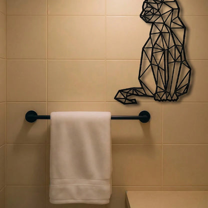 Boho Chic Wrought Iron Cat Wall Art | Cozy Complete Homes