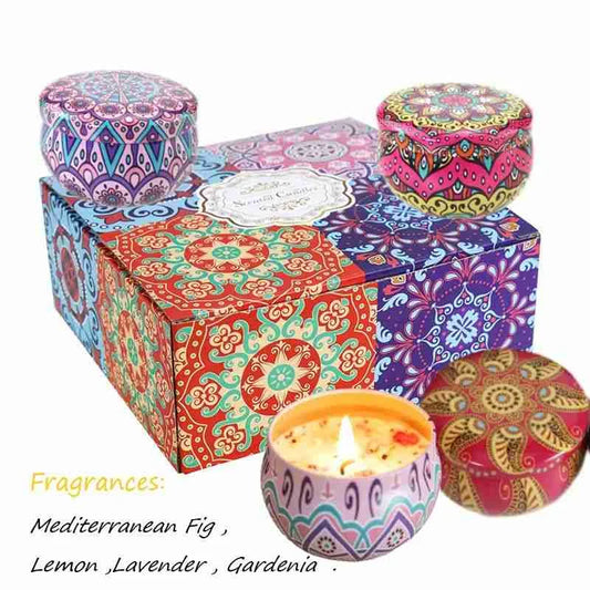 Scented Vintage Can Candles | Cozy Complete Homes