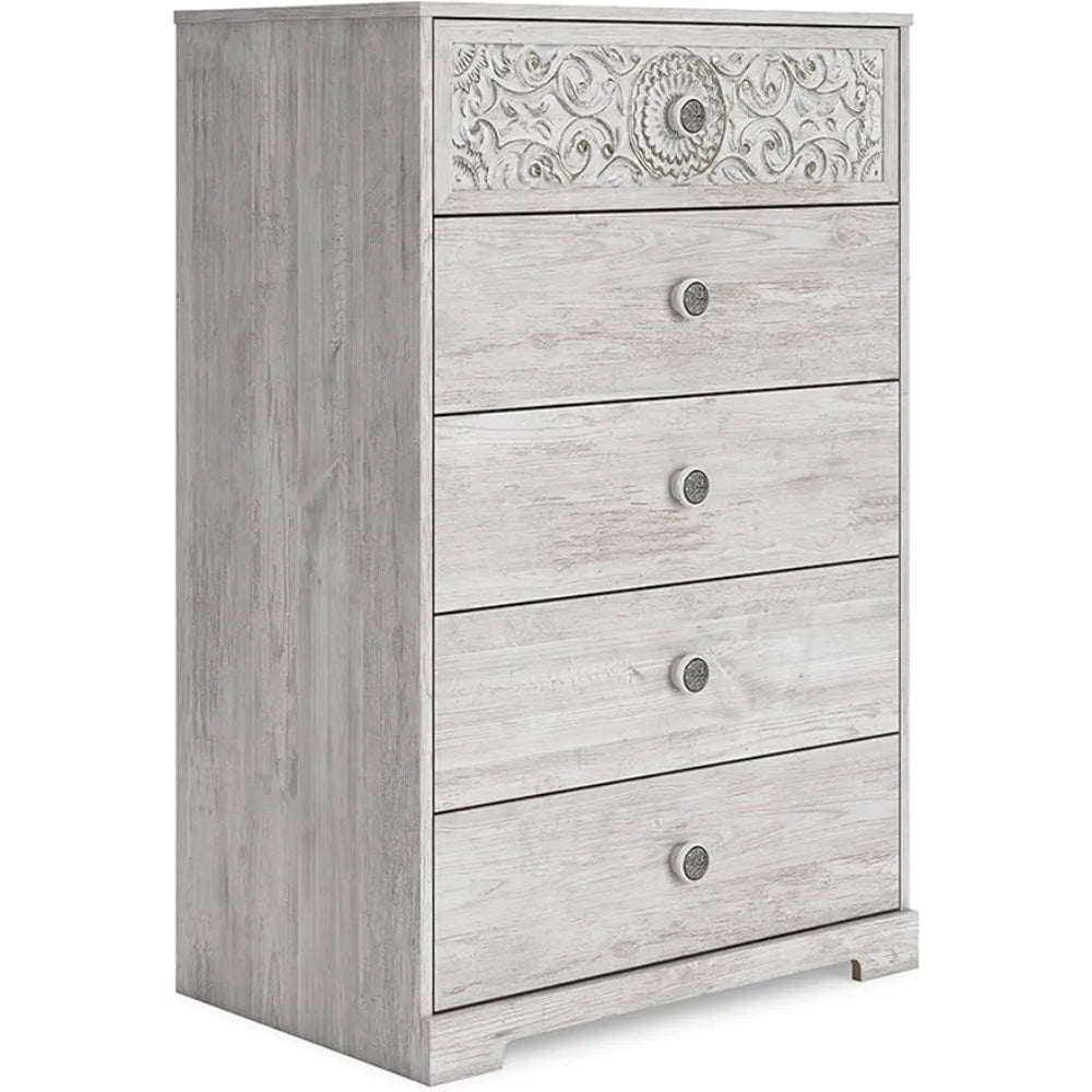 Paxberry Boho 5 Drawer Chest of Drawers | Cozy Complete Homes