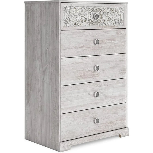 Paxberry Boho 5 Drawer Chest of Drawers | Cozy Complete Homes