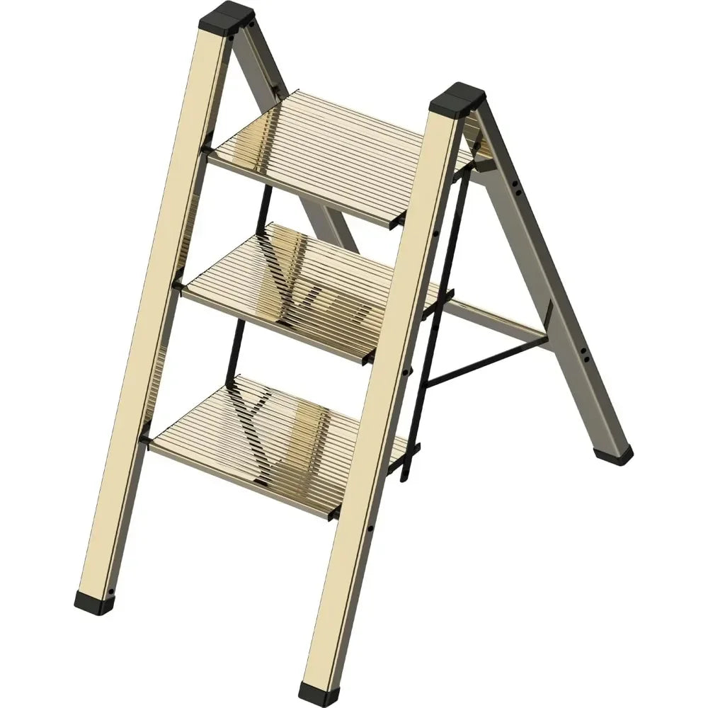 Customizable-3 Step Lightweight Folding Ladder | Cozy Complete Homes