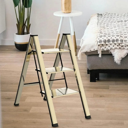 Customizable-3 Step Lightweight Folding Ladder | Cozy Complete Homes