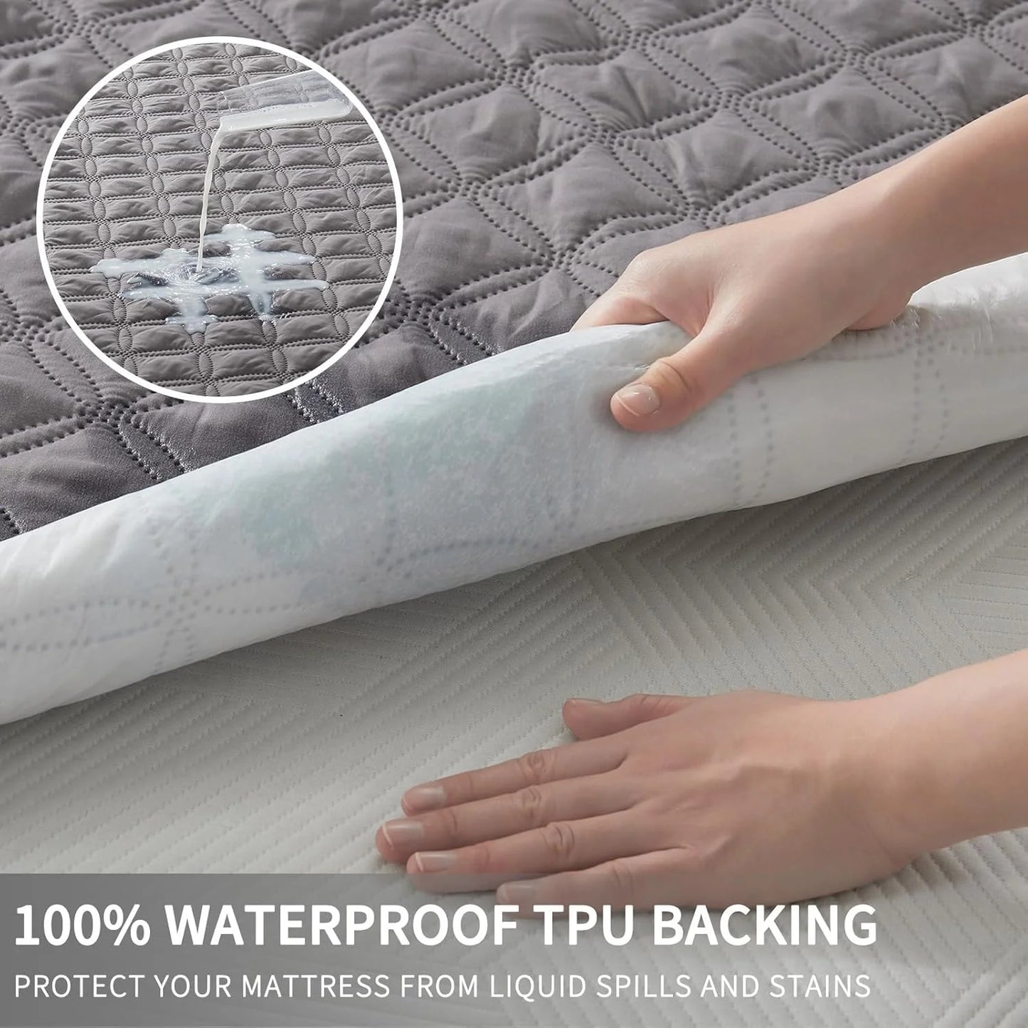 Waterproof Noiseless Mattress Protector - Deep Pocket | Cozy Complete Homes