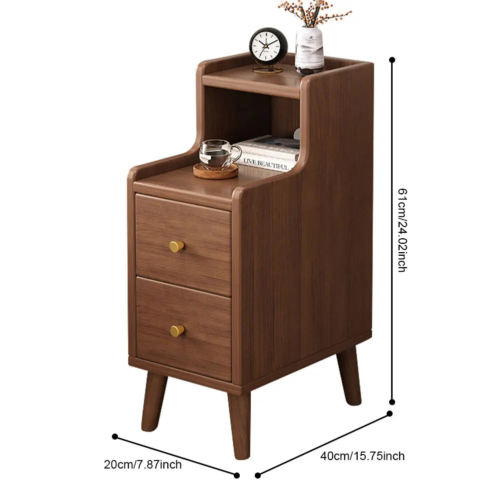 Classic Solid Wood Nightstand with Drawer | Cozy Complete Homes