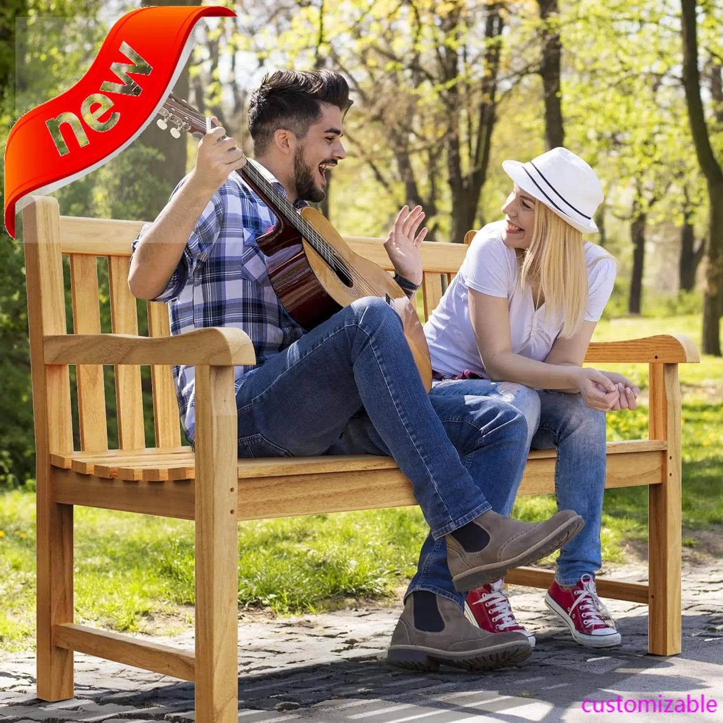 Teak Outdoor Bench | Cozy Complete Homes