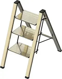 Customizable-3 Step Lightweight Folding Ladder | Cozy Complete Homes