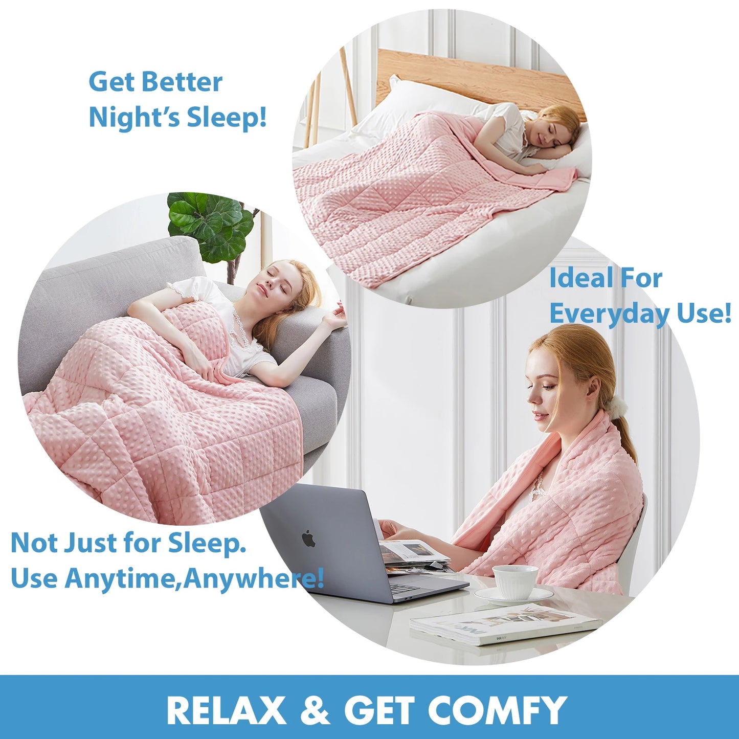 Soft Fleece Throw Blanket - Warm & Cozy | Cozy Complete Homes