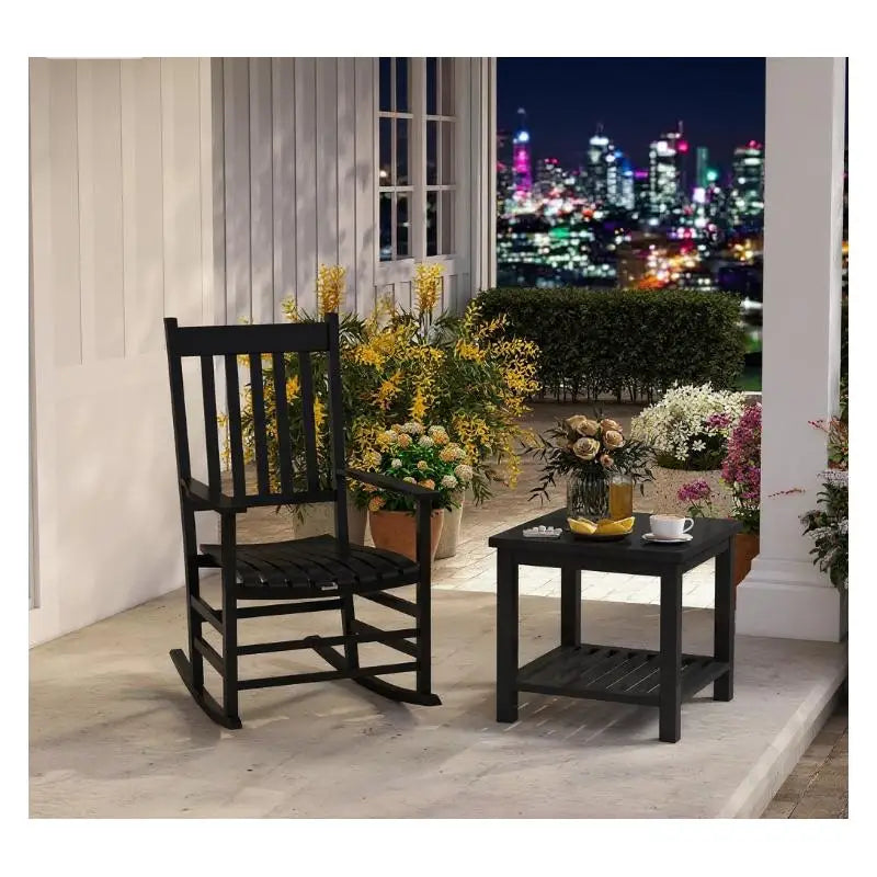 Outdoor Patio Rocking Chair - Weather Resistant | Cozy Complete Homes