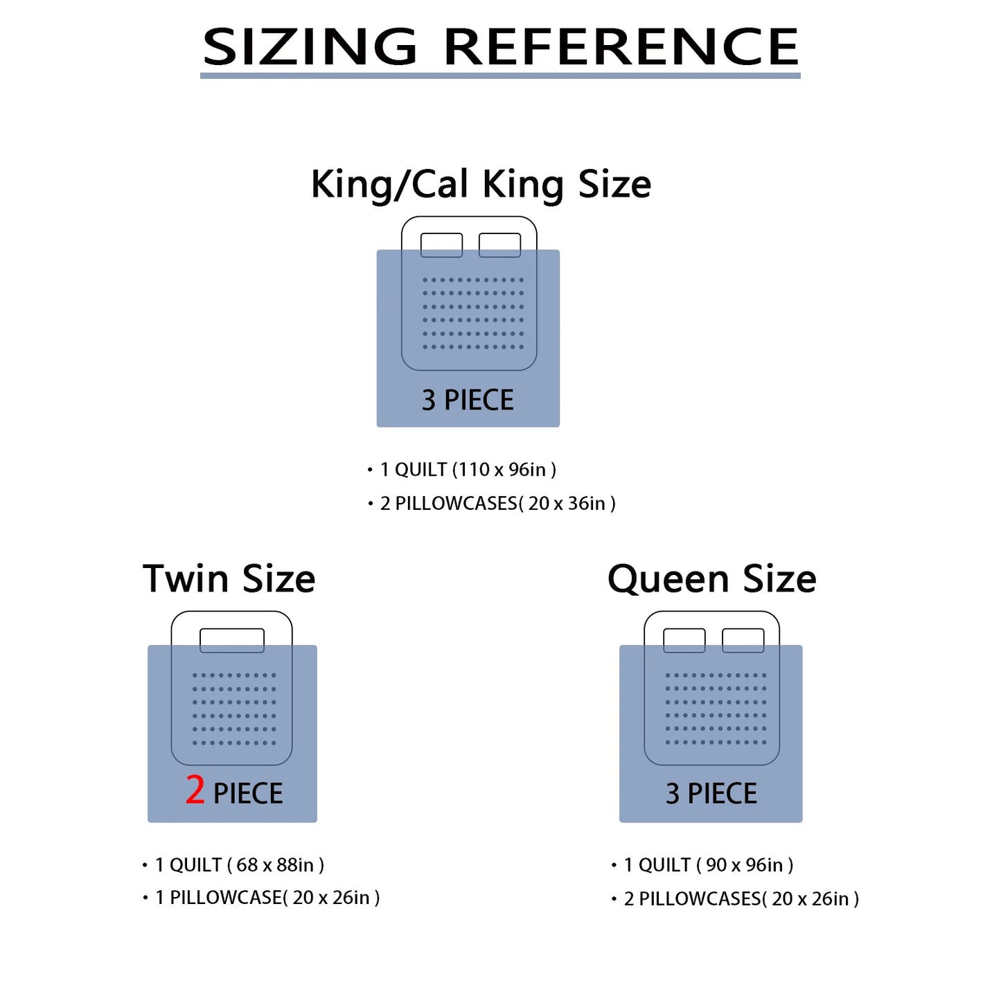 Printed Quilt Set, Cal King | Cozy Complete Homes